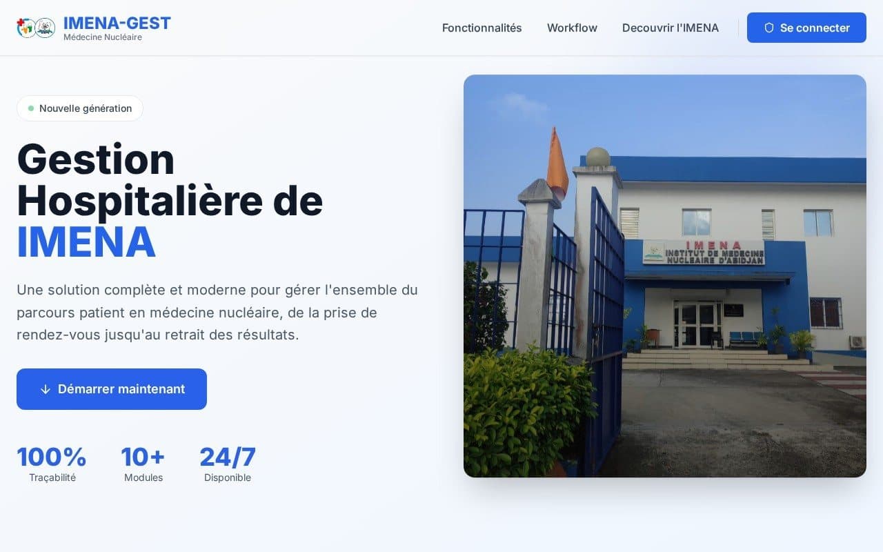 Capture d’écran de IMENA-GEST