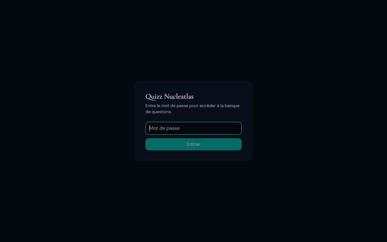 Screenshot of Quizz NucleAtlas
